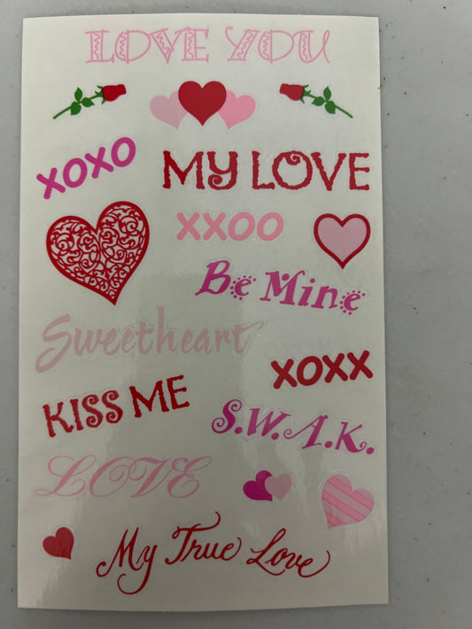 Mrs. Grossman’s Large Stickers True Love Captions New