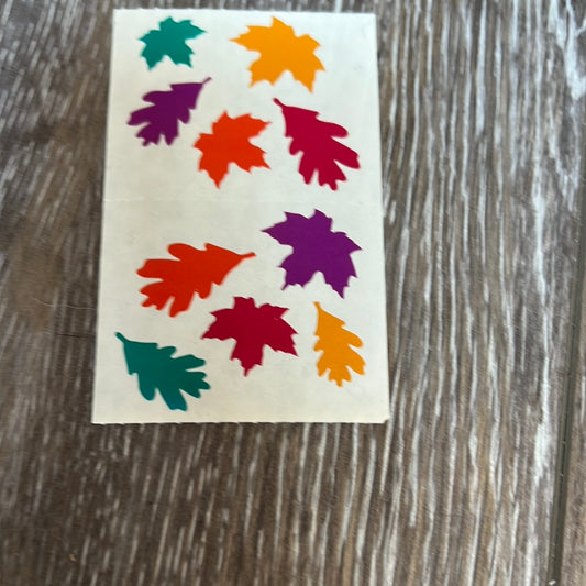 Mrs. Grossman’s Stickers Fall Leaves 1/2 Sheet