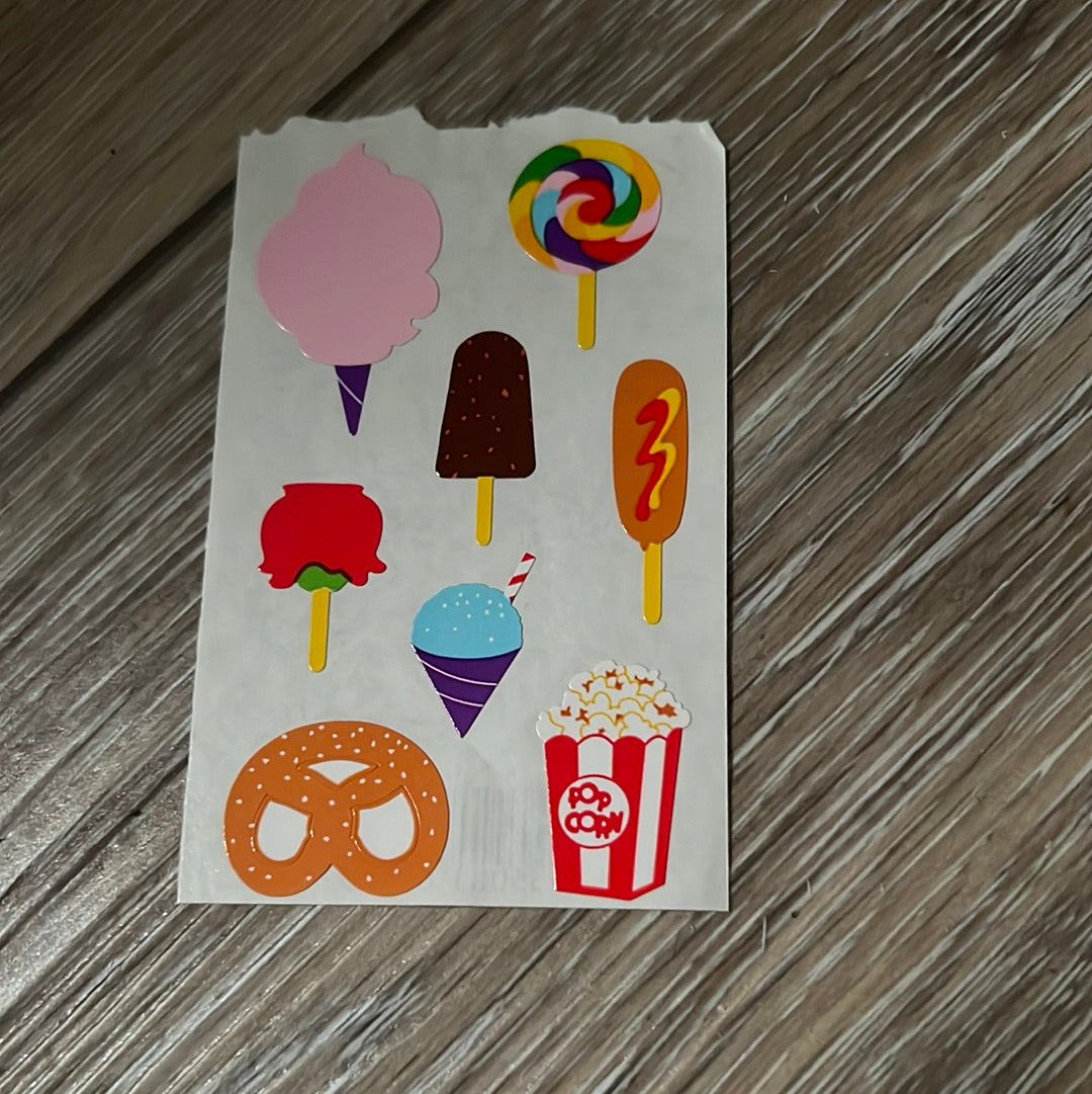 Mrs. Grossman’s Stickers Food Fair Food 1/2 Sheet
