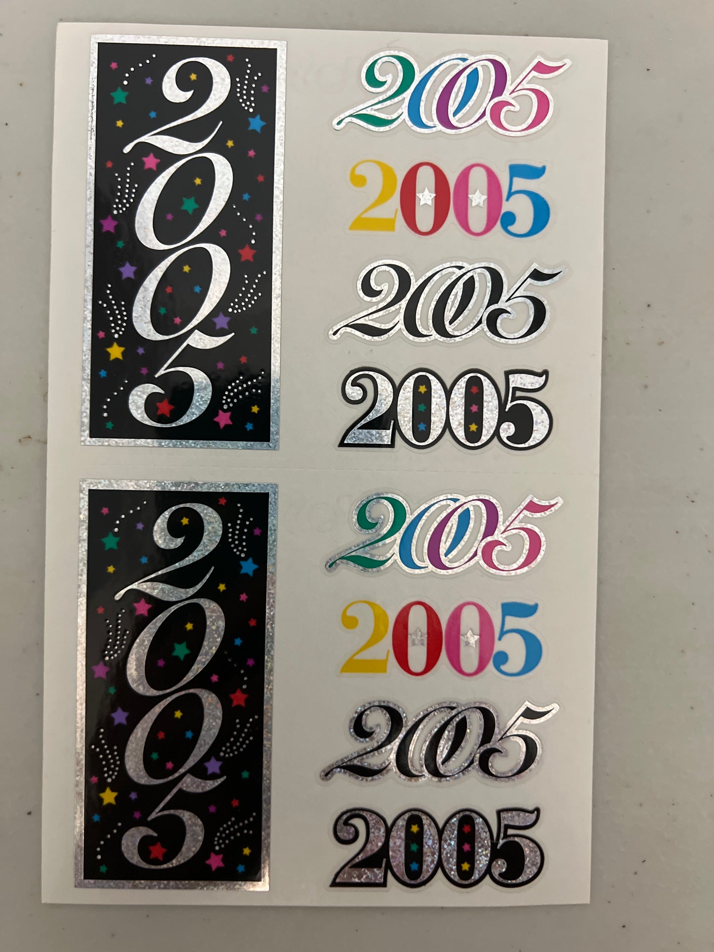 Mrs. Grossman’s Large Stickers 2005 New