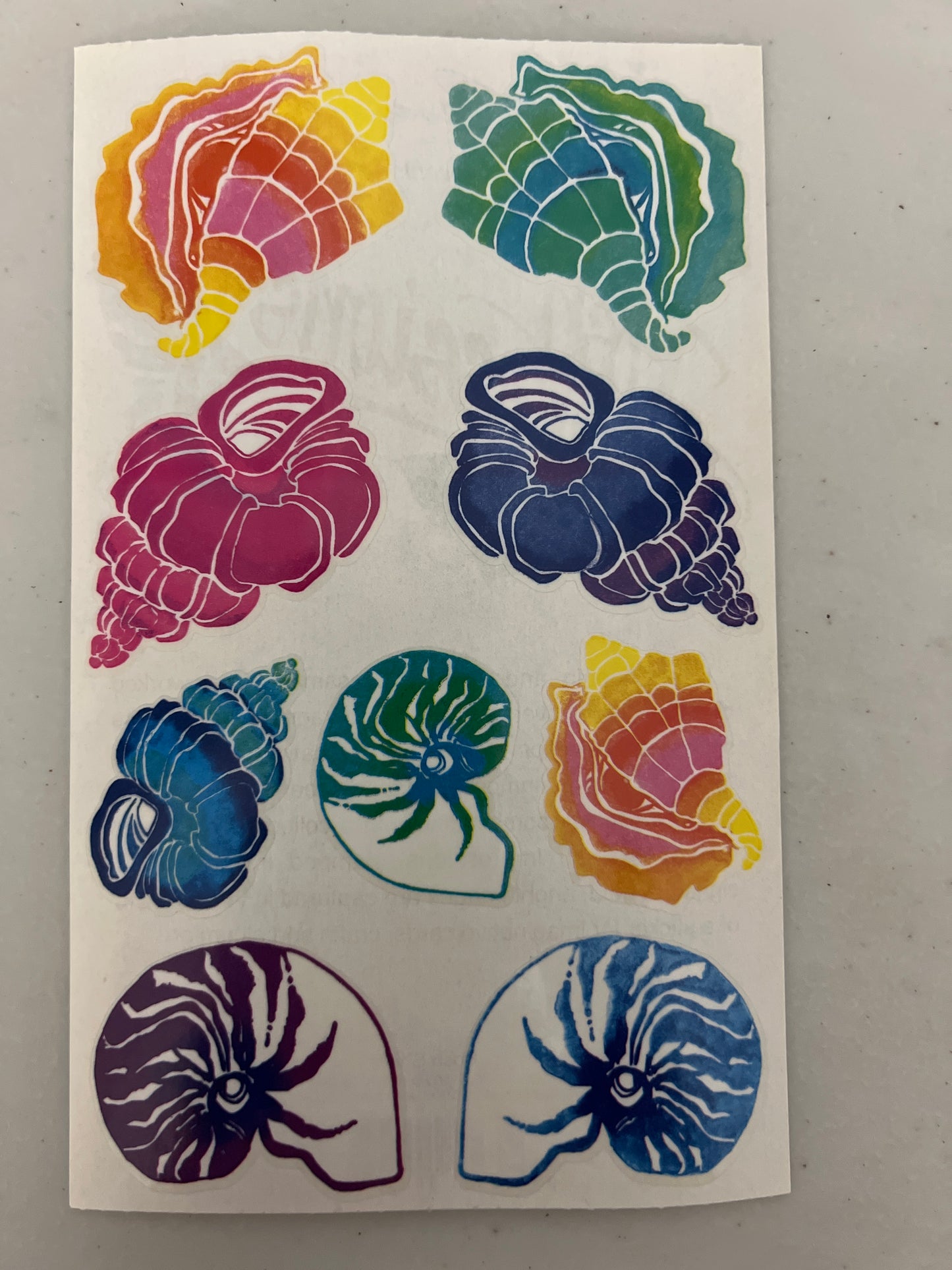 Mrs. Grossman’s Large Stickers Posh Shells New