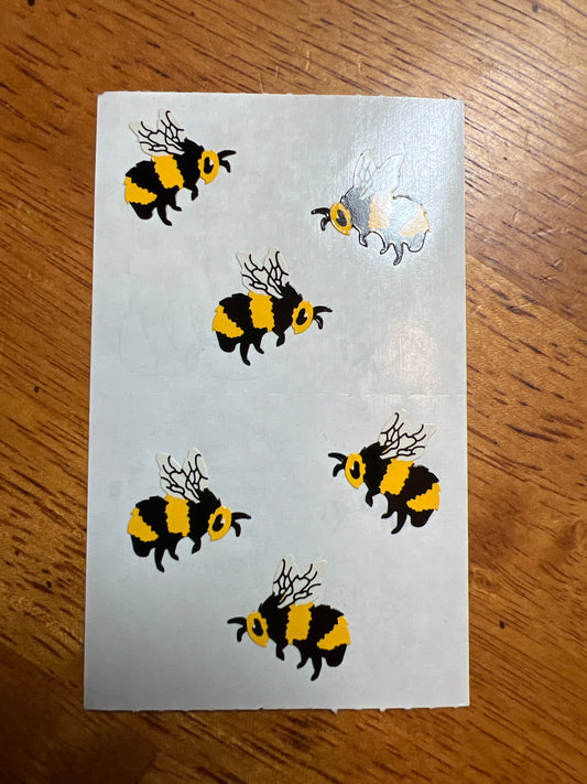 Mrs. Grossman’s Stickers Bee  1/2 Sheet New