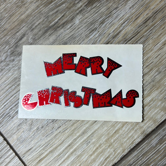 Mrs. Grossman’s Stickers Merry Christmas 1/2 Sheet