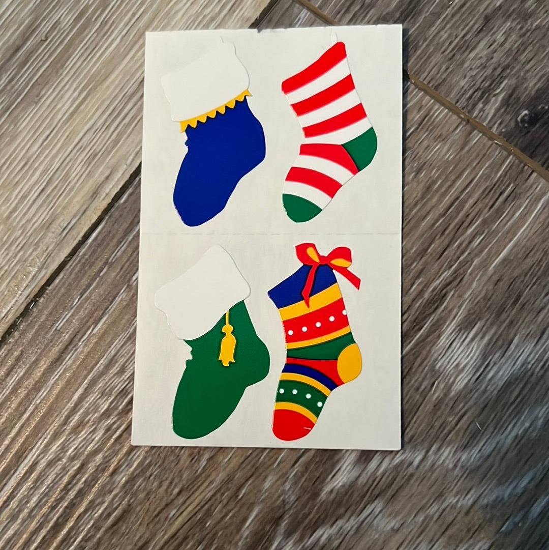 Mrs. Grossman’s Stickers Christmas Stockings 1/2 Sheets