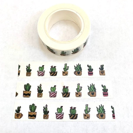 Cactus Washi Tape Embellishments 3148A