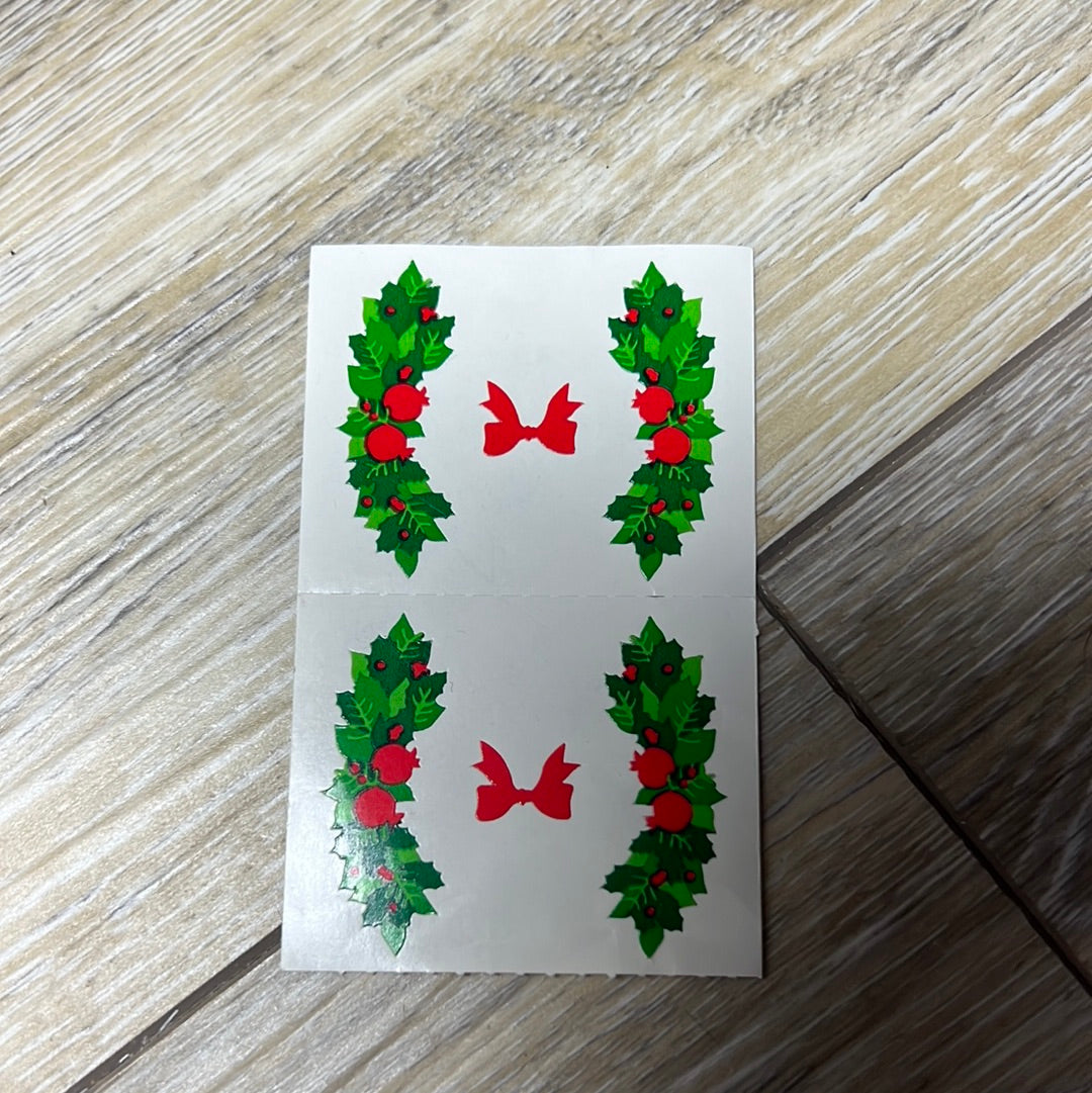 Mrs. Grossman’s Stickers Christmas Bough of Holly 1/2 Sheet