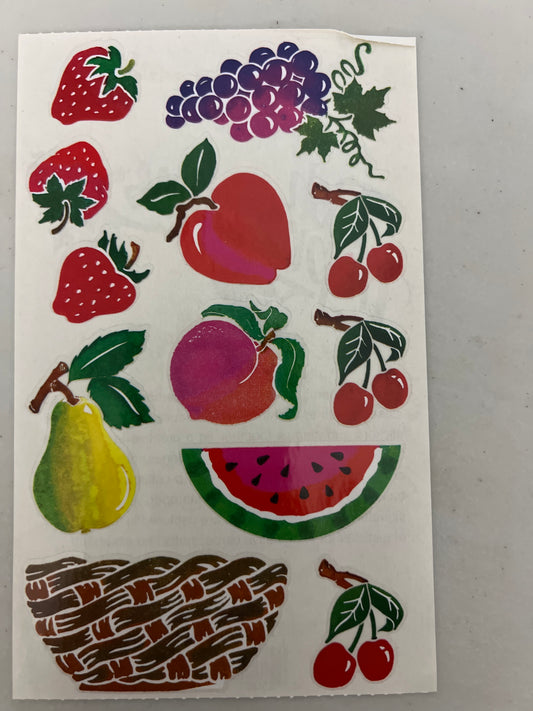Mrs. Grossman’s Large Stickers Posh Fruit Basket New
