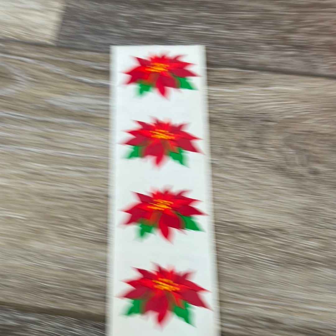 Mrs. Grossman’s Stickers Christmas Poinsettias