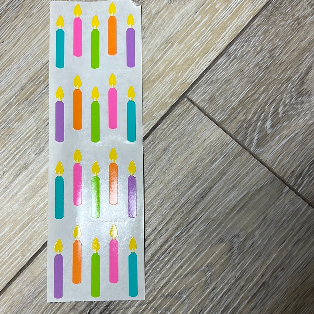Mrs. Grossman’s Stickers Birthday Candles