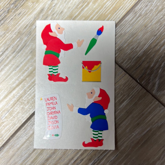 Mrs. Grossman’s Stickers Elves 1/2 Sheet Christmas