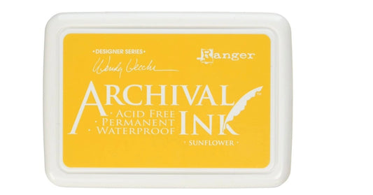 Archival Ink Pads Sunflower cardmaking