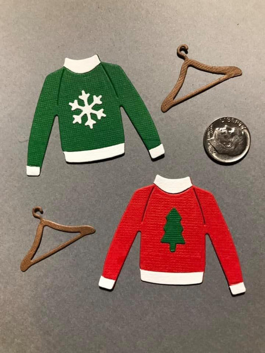 Sweaters Die Cuts Christmas Winter