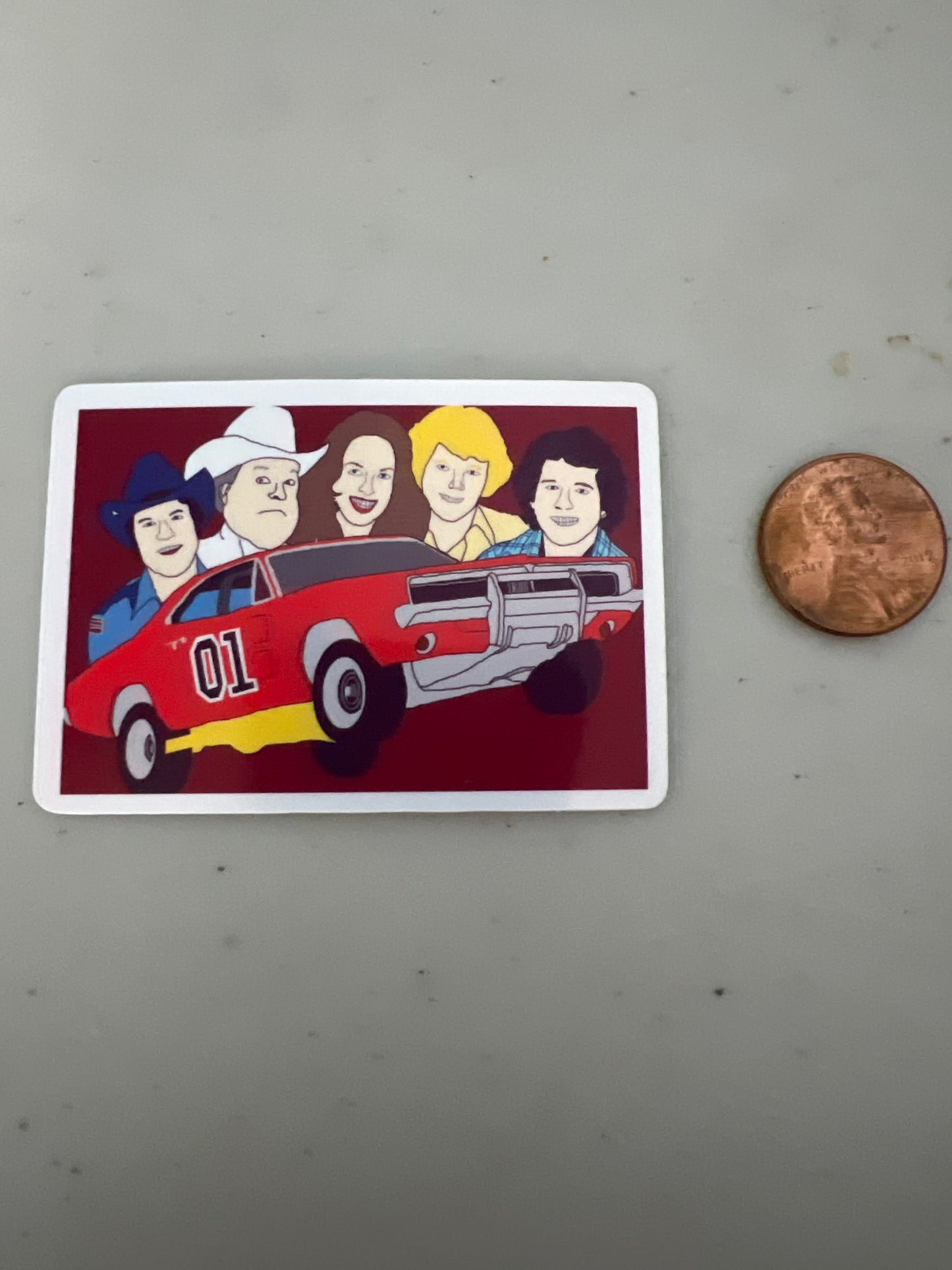 Dukes of Hazard Stickers