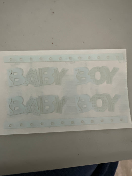Mrs. Grossman’s Stickers Baby Boy 1/2 Sheet New