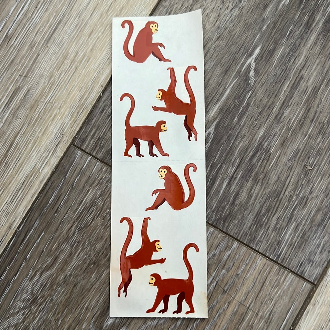 Mrs. Grossman’s Stickers Animals Monkeys