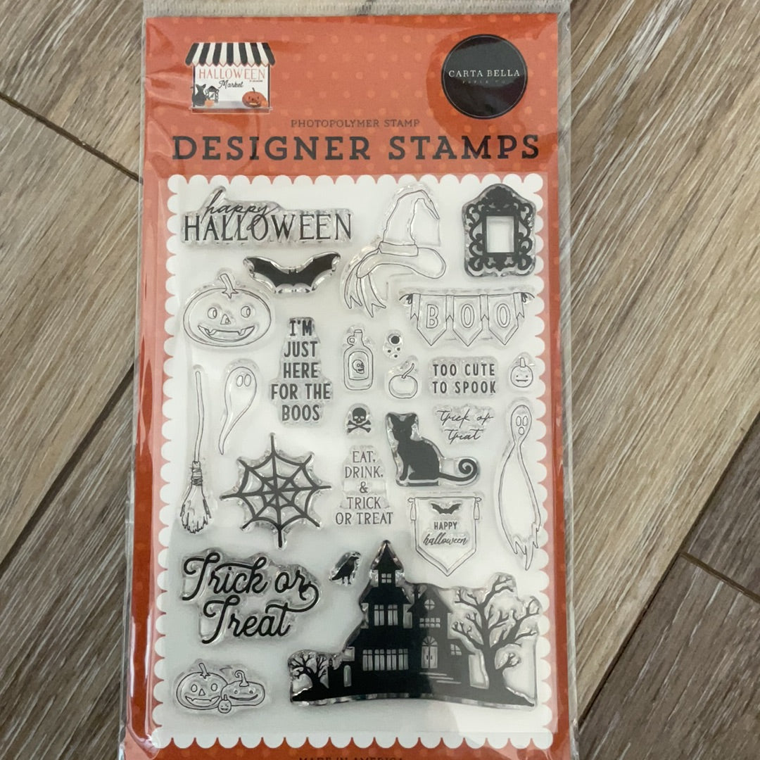 Haunted Night Stamps CBHM121046 Halloween