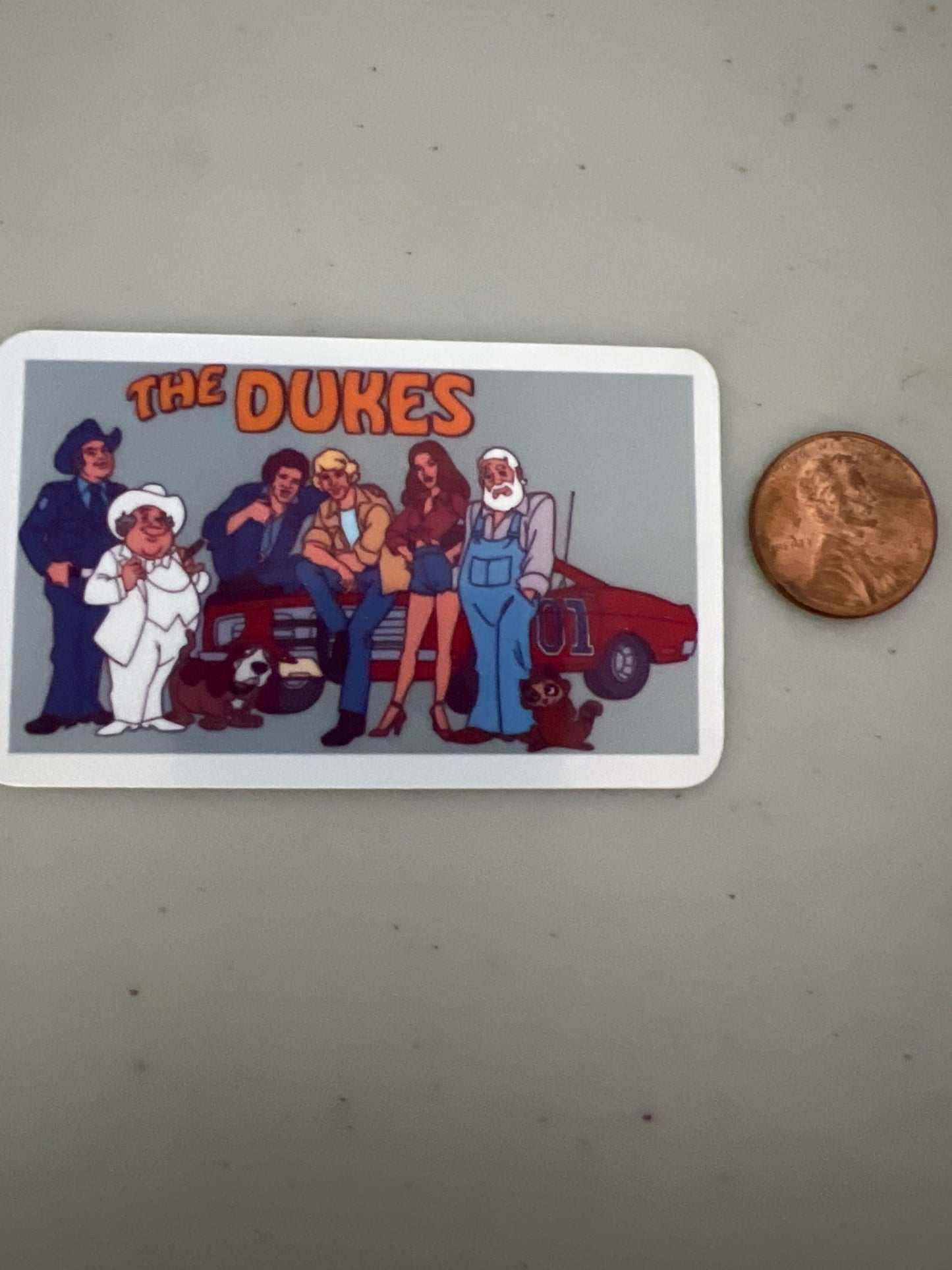 Dukes of Hazard Stickers