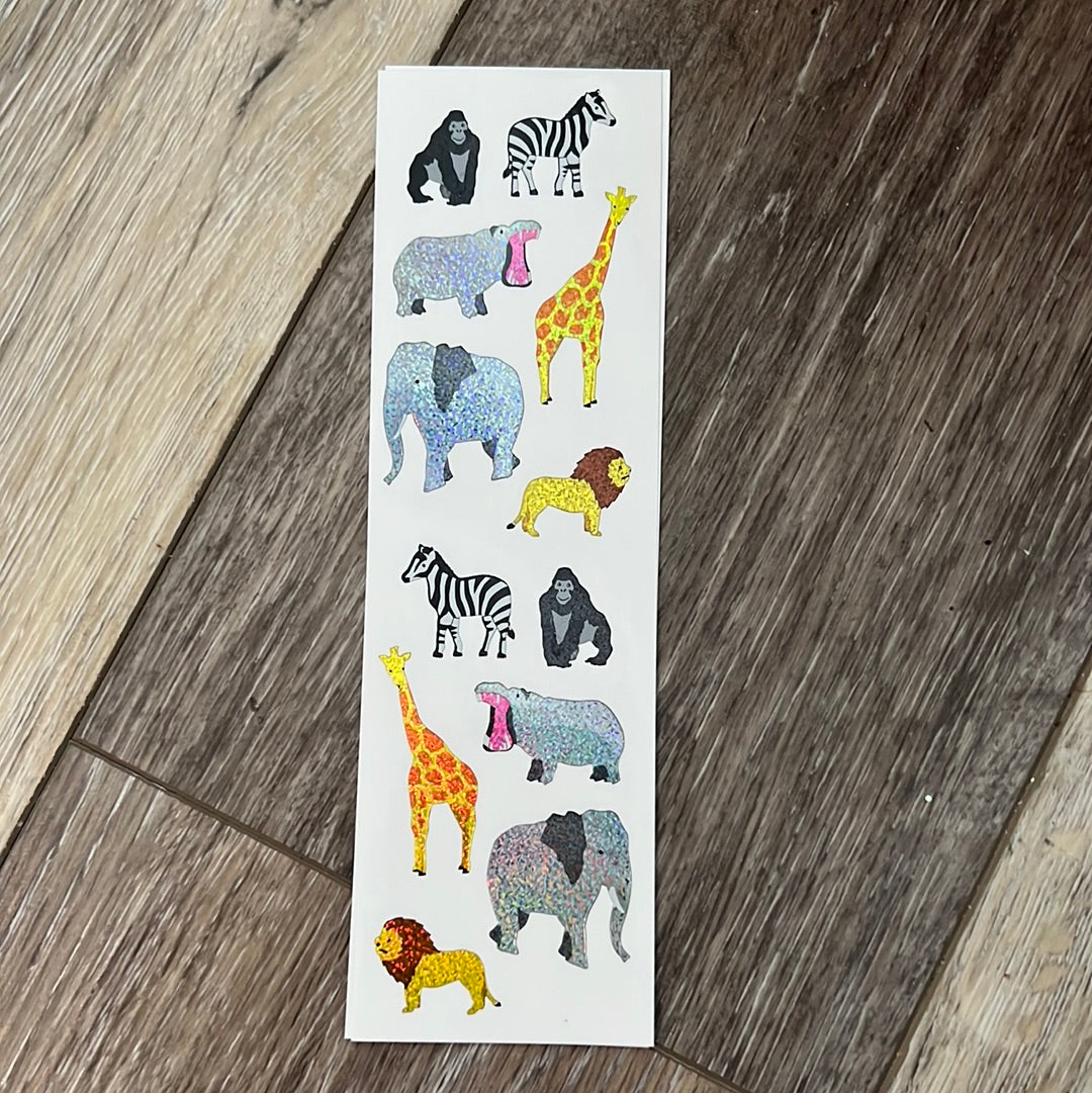 Mrs. Grossman’s Stickers Animals Bright African