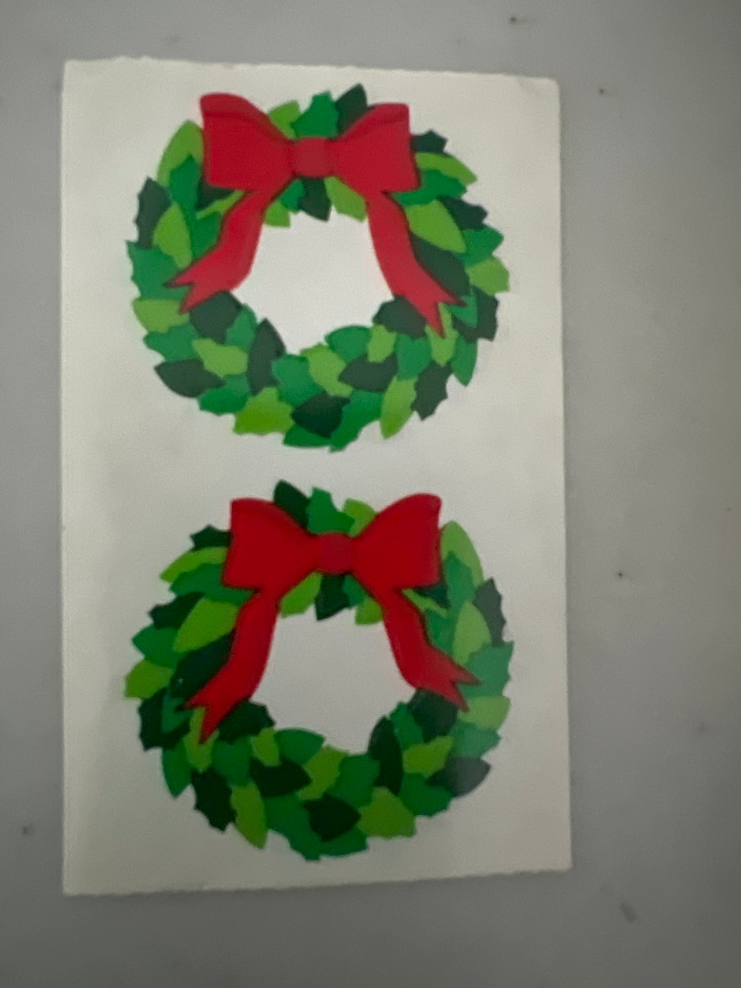 Mrs. Grossman’s Stickers Wreath 1/2 Sheet Christmas New