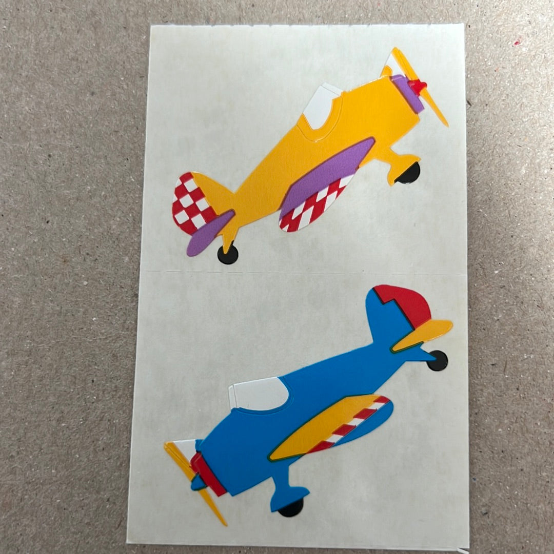 Mrs. Grossman’s Stickers Vehicles Airplanes 1/2 Sheet