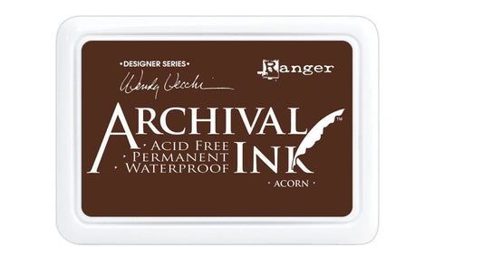 Archival Ink Pads Acorn cardmaking