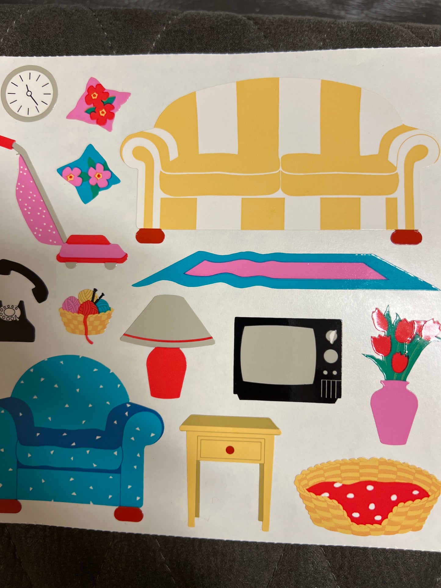 Mrs. Grossman’s Extravagant Stickers Living Room New
