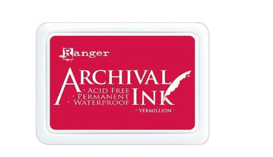 Archival Ink Pads Vermillion cardmaking