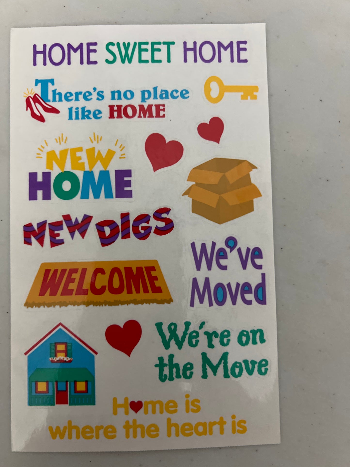 Mrs. Grossman’s Large Stickers Home Captions New
