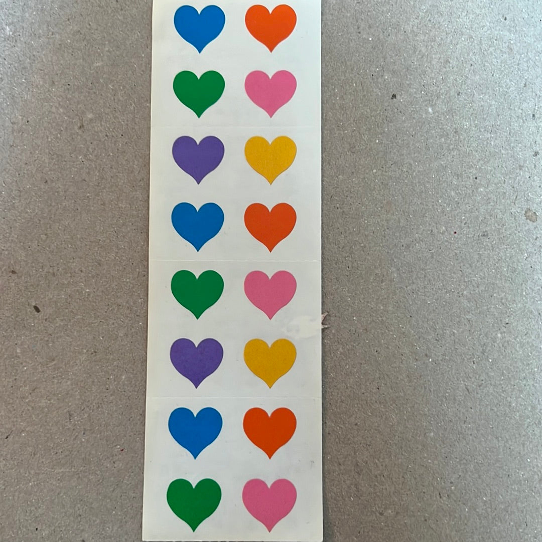 Mrs. Grossman’s Stickers Rainbow Hearts Valentine’s