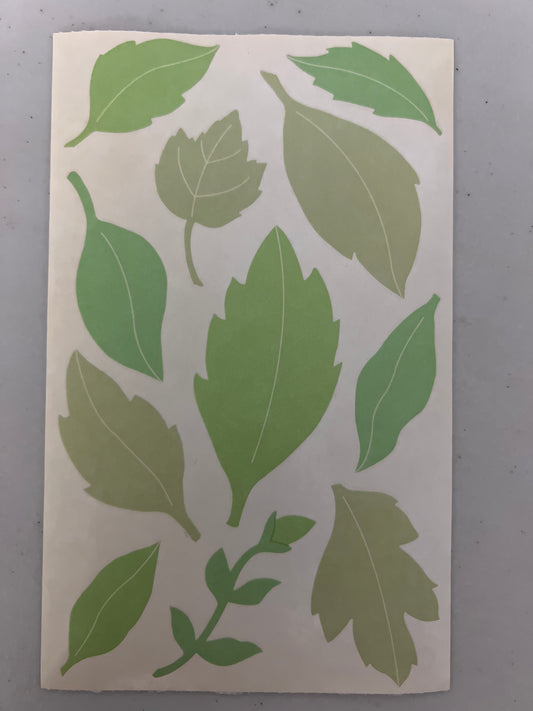 Mrs. Grossman’s Large Stickers Vellum Leaves New