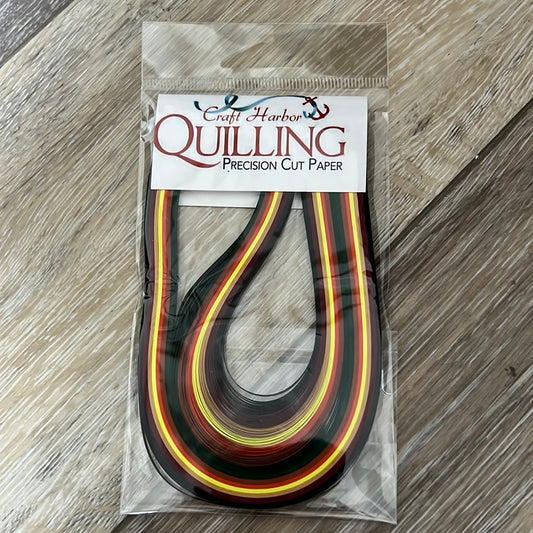Quilling Fall strips pack