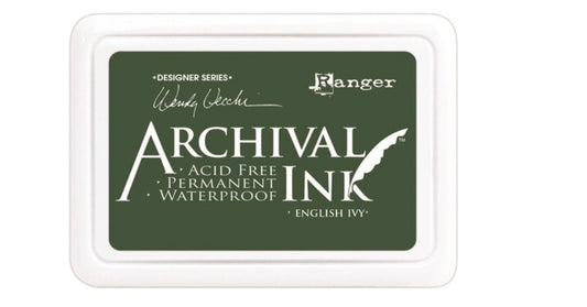 New! Archival Ink Pads English Ivy cardmaking