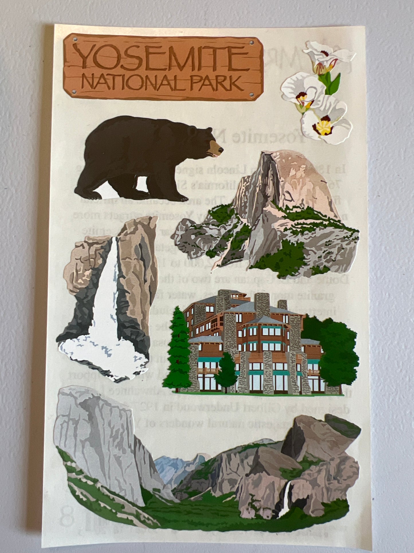 Mrs. Grossman’s Large Stickers Travel Yosemite New