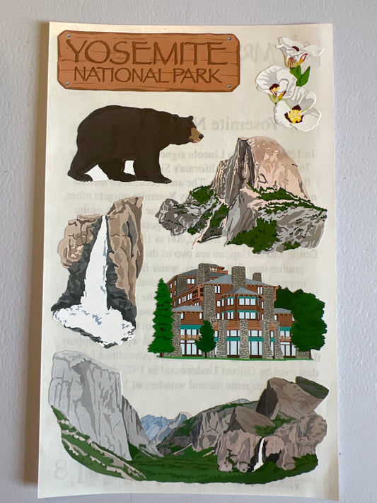 Mrs. Grossman’s Large Stickers Travel Yosemite New
