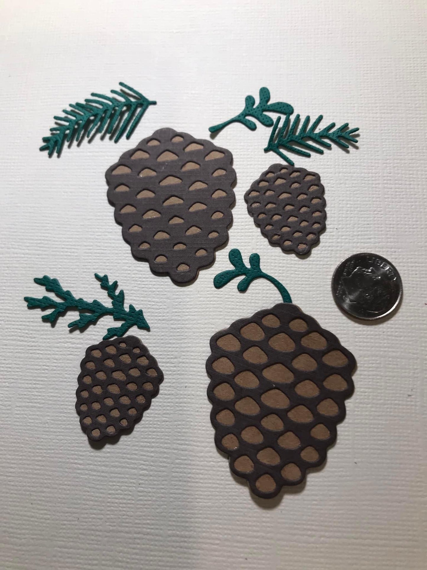 Pine Cones Die Cuts Winter