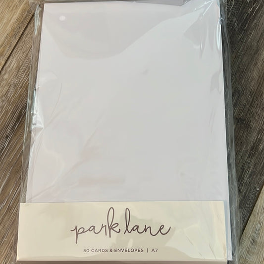 Park Lane A7 50 cards & envelopes for cardmaking