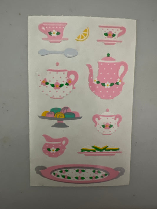 Mrs. Grossman’s Stickers High Tea 1/2 Sheet New