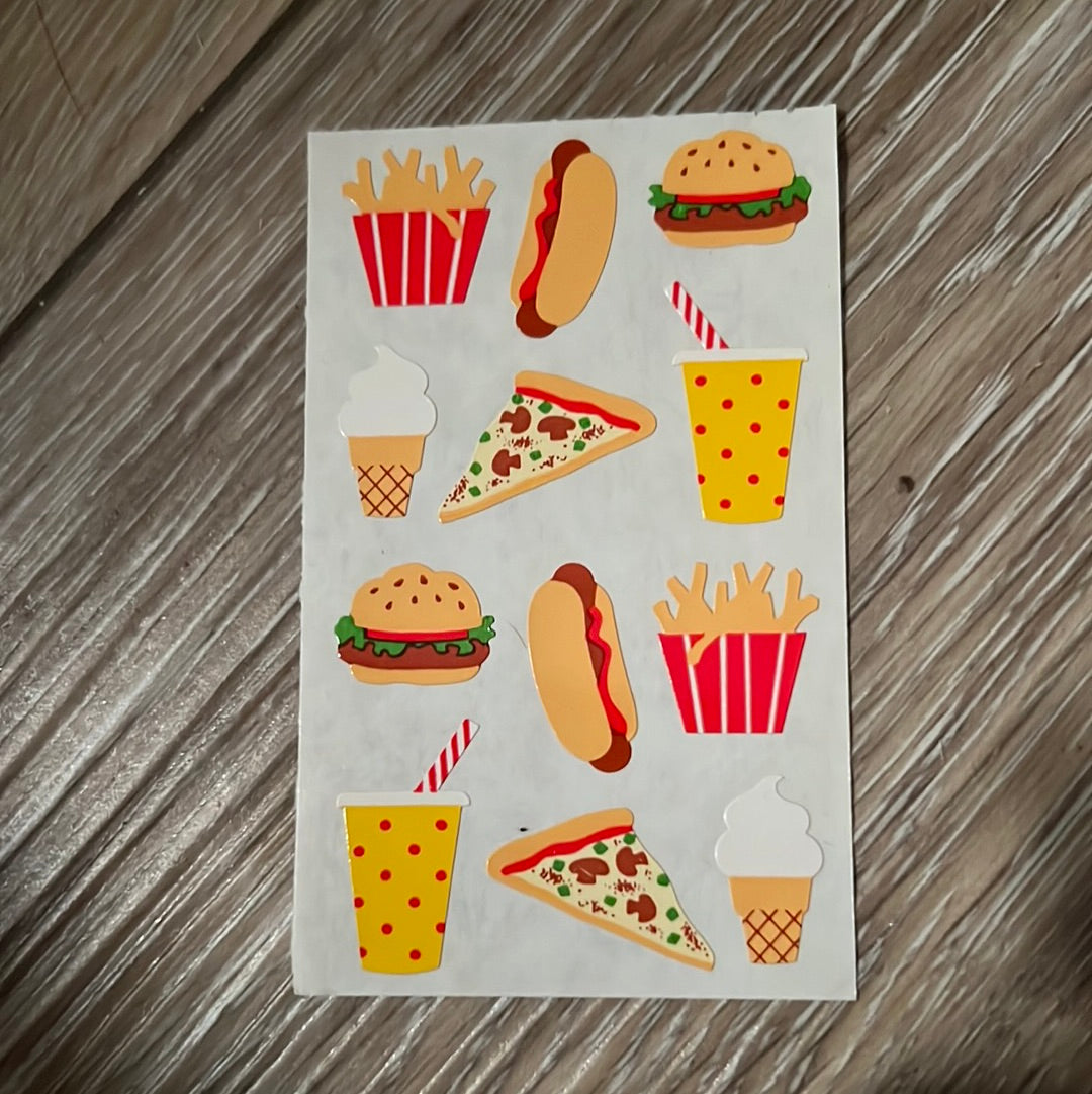 Mrs. Grossman’s Stickers Fast Food 1/2 Sheet