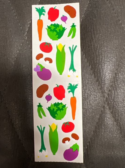 Mrs. Grossman’s Stickers Food Vegetables New