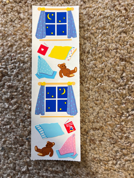 X Mrs. Grossman’s Stickers Baby Night Night New