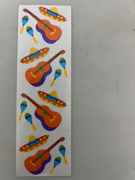 Mrs. Grossman’s Stickers Music Mexican  New