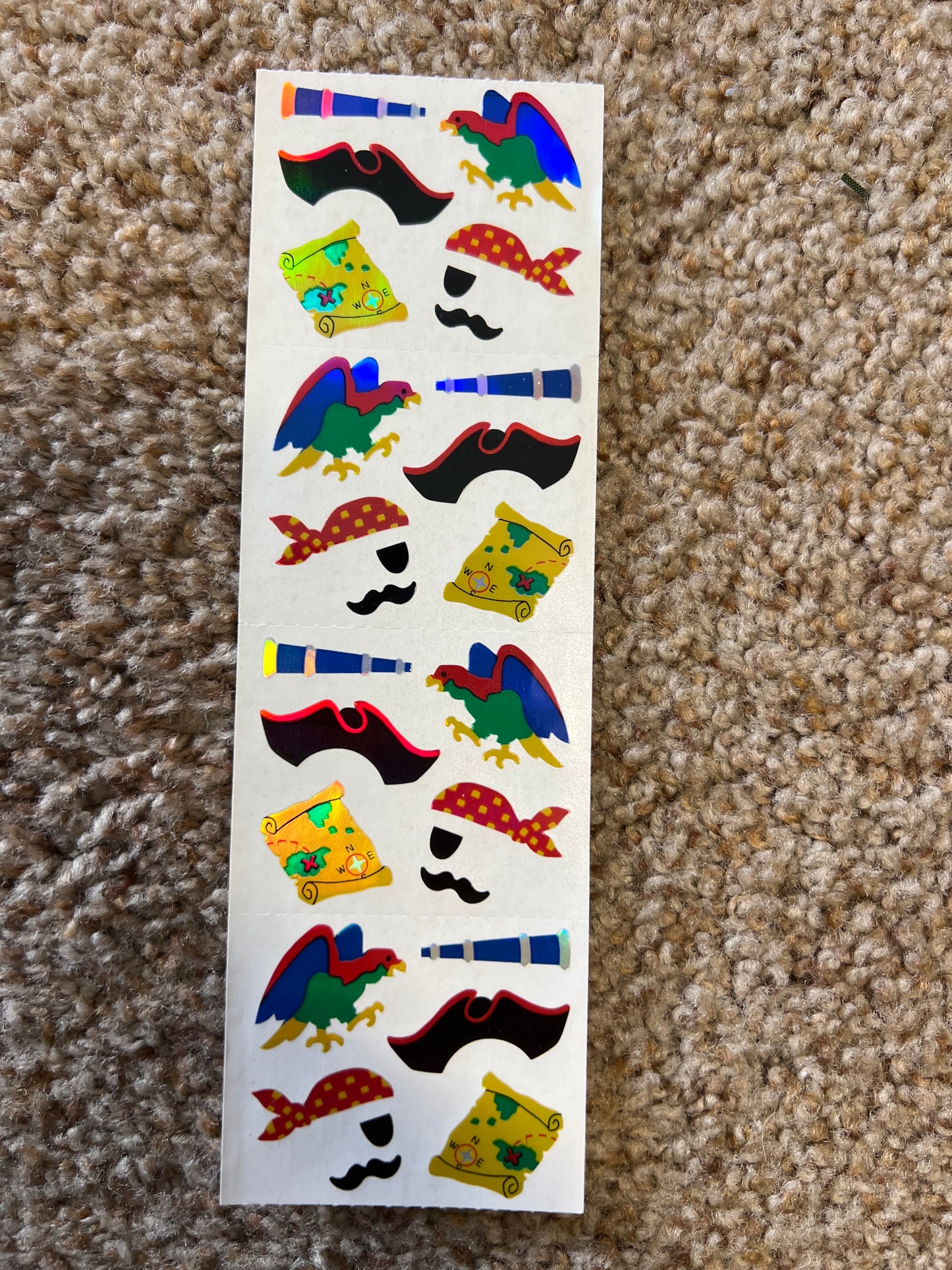 X Mrs. Grossman’s Stickers Pirate Accessories New