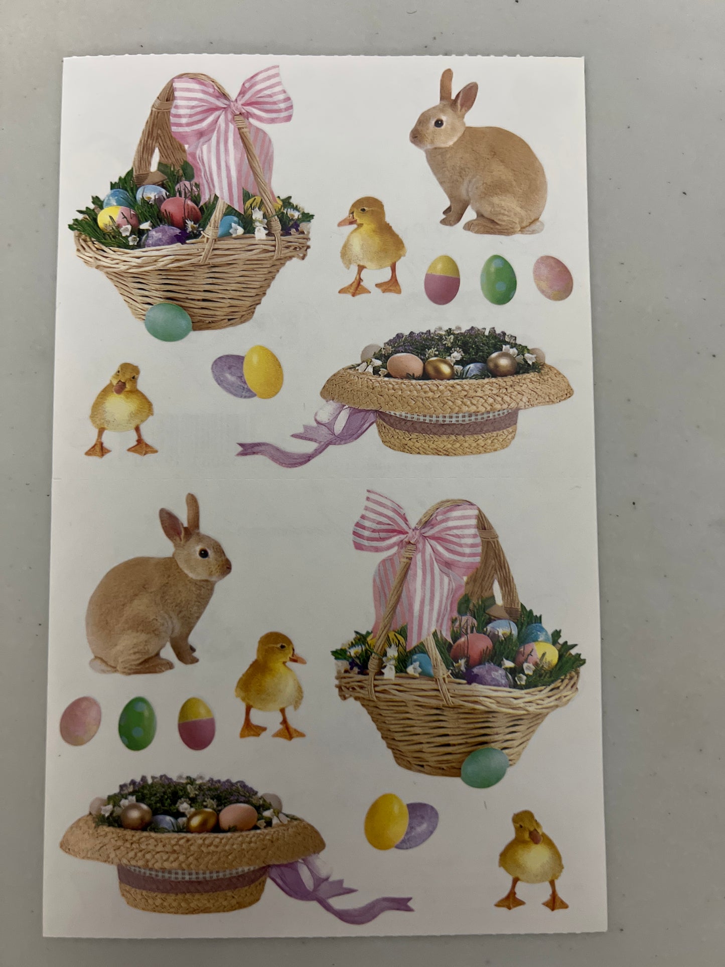 Mrs. Grossman’s Large Stickers Easter Baskets New
