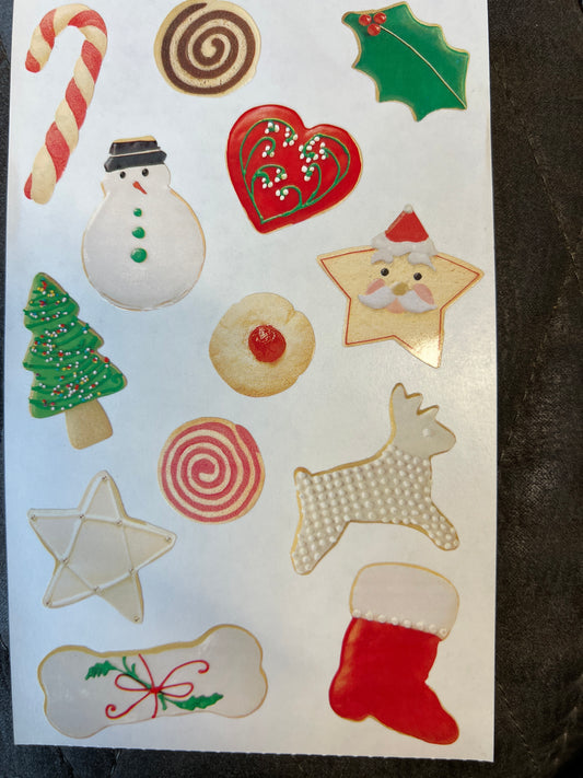 Mrs. Grossman’s Large Stickers Christmas Cookies New
