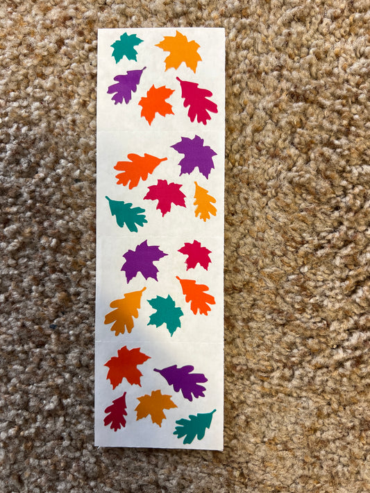 X Mrs. Grossman’s Stickers Fall Leaves New