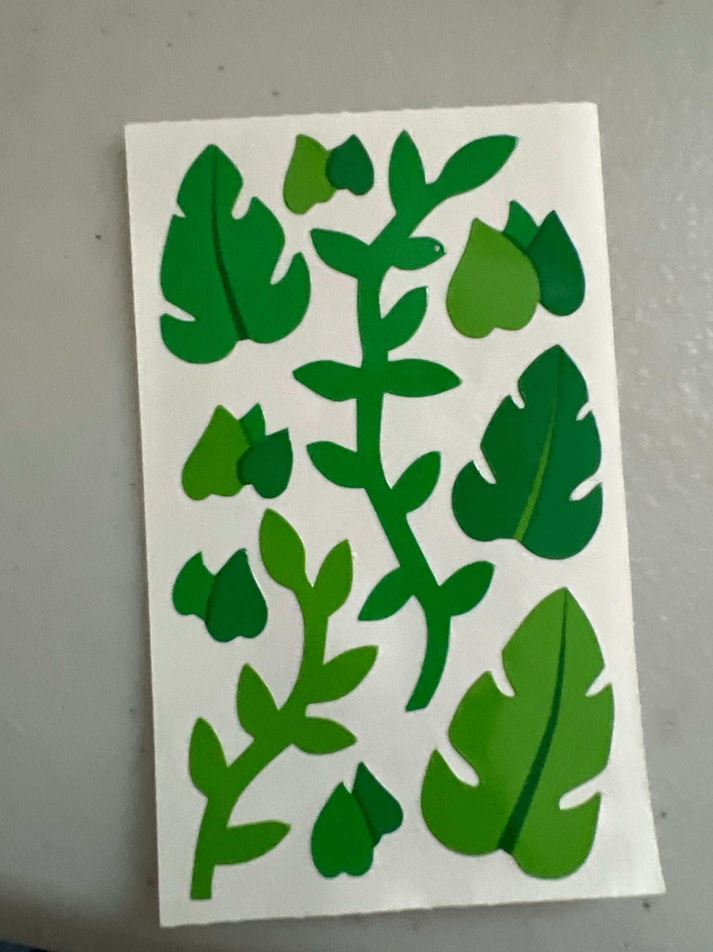 Mrs. Grossman’s Stickers Plants Jungle Leaves 1/2 Sheet