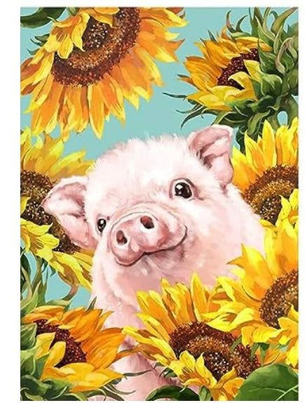 Diamond Painting Kits Pig 47733