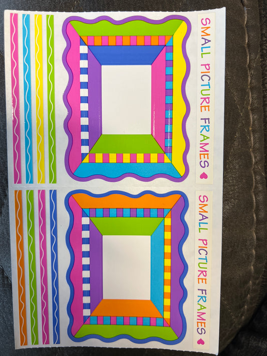 Mrs. Grossman’s Large Stickers Frame Wavey New