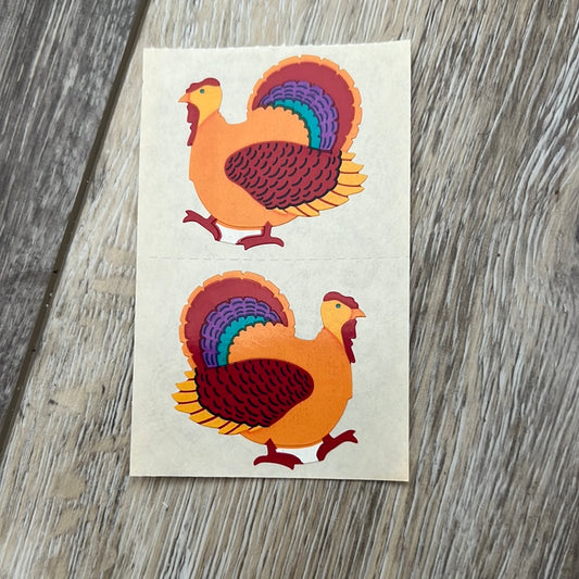 Mrs. Grossman’s Stickers Turkeys 1/2 Sheet Thanksgiving