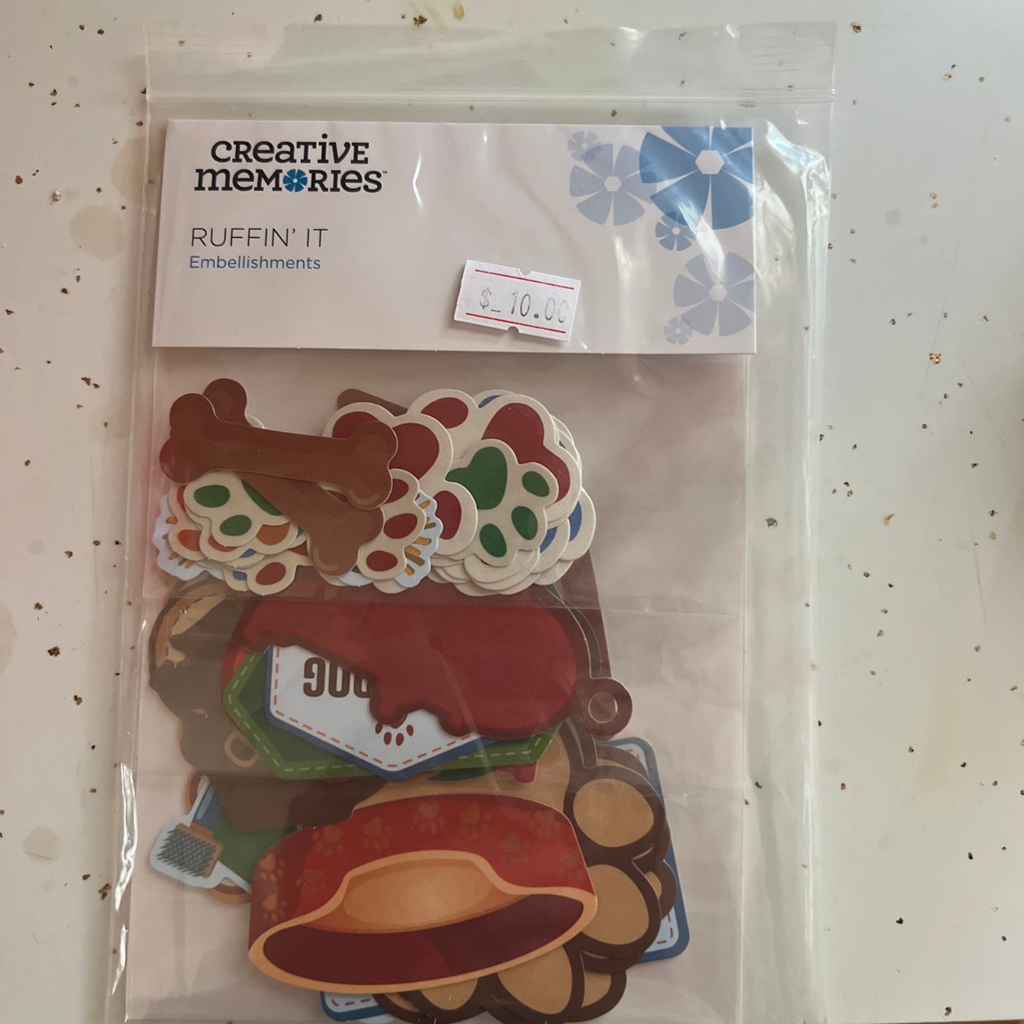 Creative Memories Ruffin’ It Embellishments New